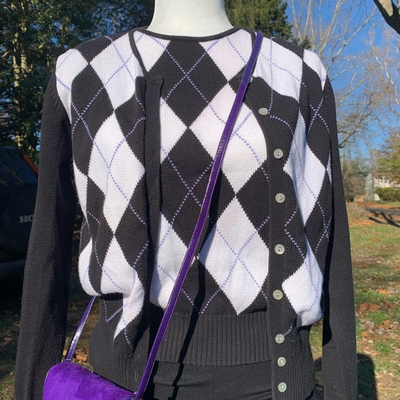 Argyle 2 piece set - Picture 3 of 7